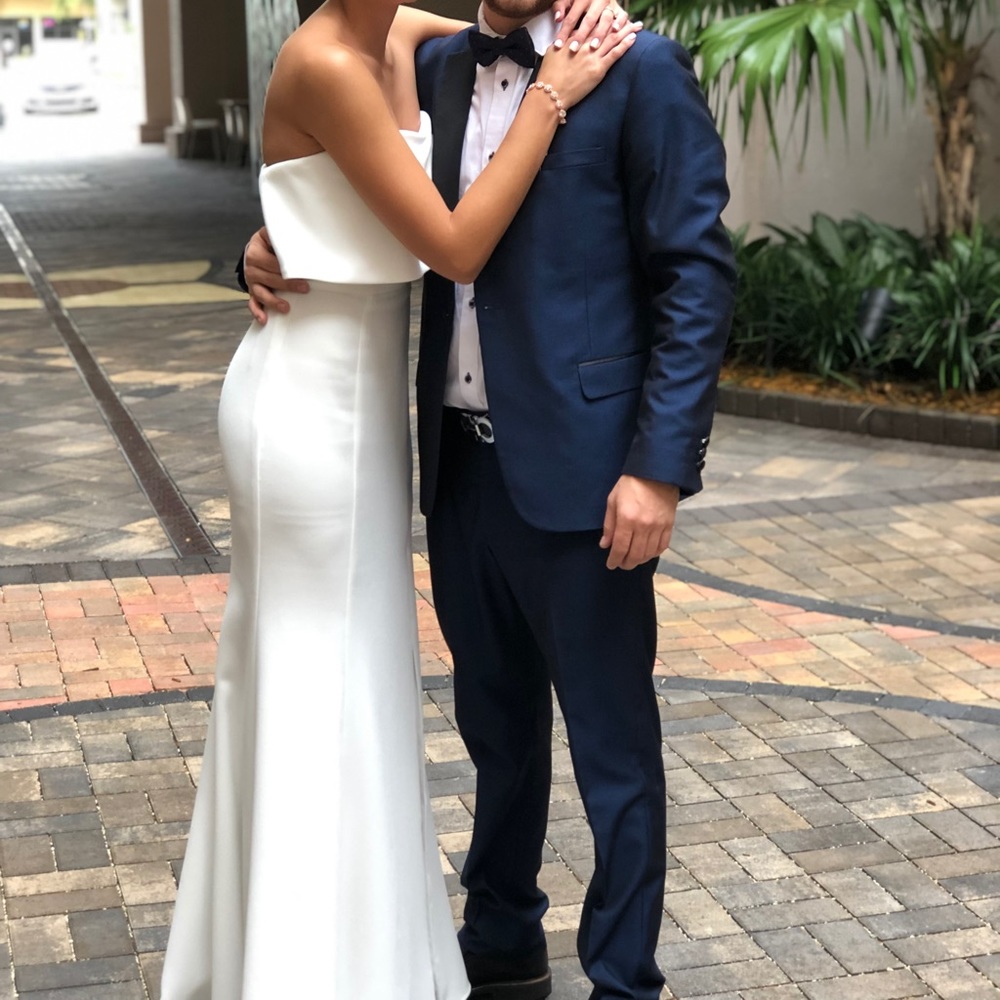 White wedding dress